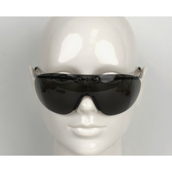 Gucci GG1656S 001 Sunglasses in Black Metal Frame and Grey Tinted Lenses main image 11